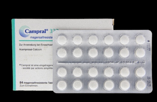 Achat Acamprosate - comprimé et bouteille