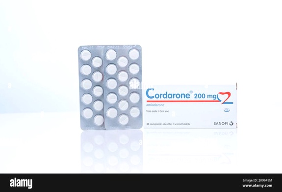 Acheter Amiodarone - Flacon de comprimés et boîte