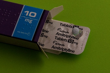 Amitriptyline – comprimés et boîte