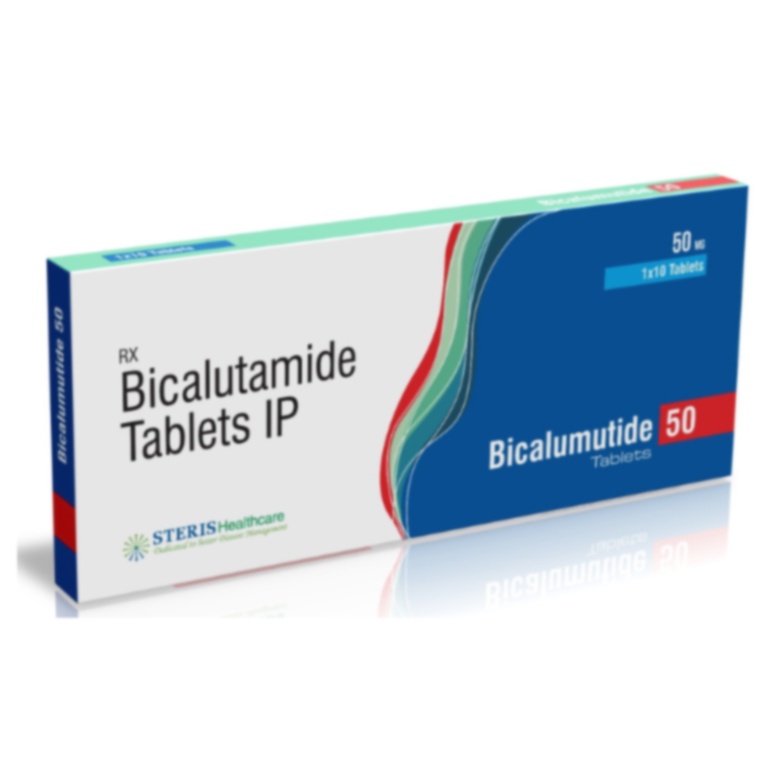 Acheter Bicalutamide - illustration de la molécule de Bicalutamide et du comprimé