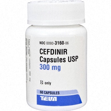 Achat Cefdinir - Illustration d’un comprimé d’antibiotique