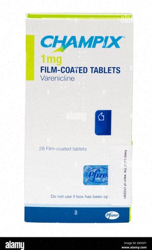 Acheter Champix - illustration d’une boîte de pastilles