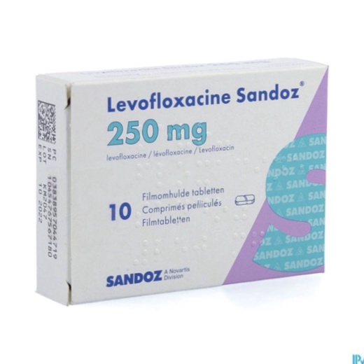 Acheter la Levofloxacine - Illustration de capsules et flacons