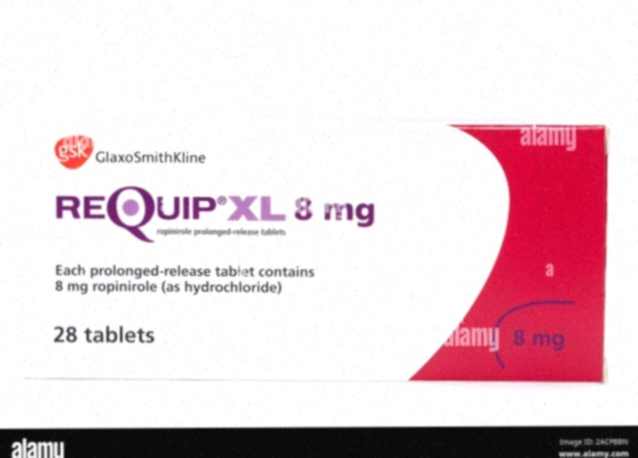 Commander Requip illustration de gélule et consultation médicale