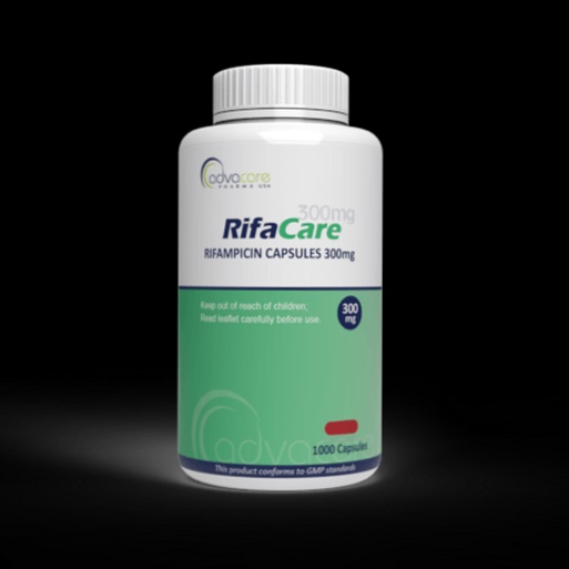 Commander Rifampin - Illustration de gélules et flacon