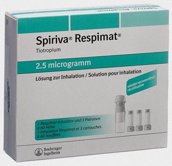 Achat Spiriva - inhalateur et capsules de tiotropium