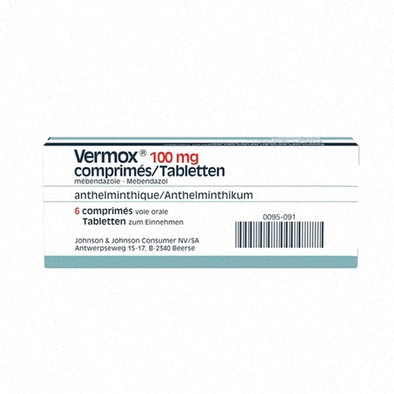 Acheter Vermox - Illustration d'un comprimé de vermifuge