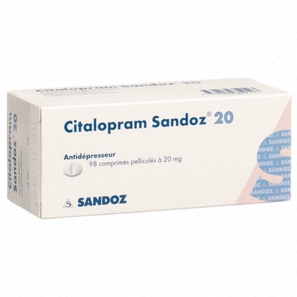Acheter Citalopram - Illustration de boîte de comprimés